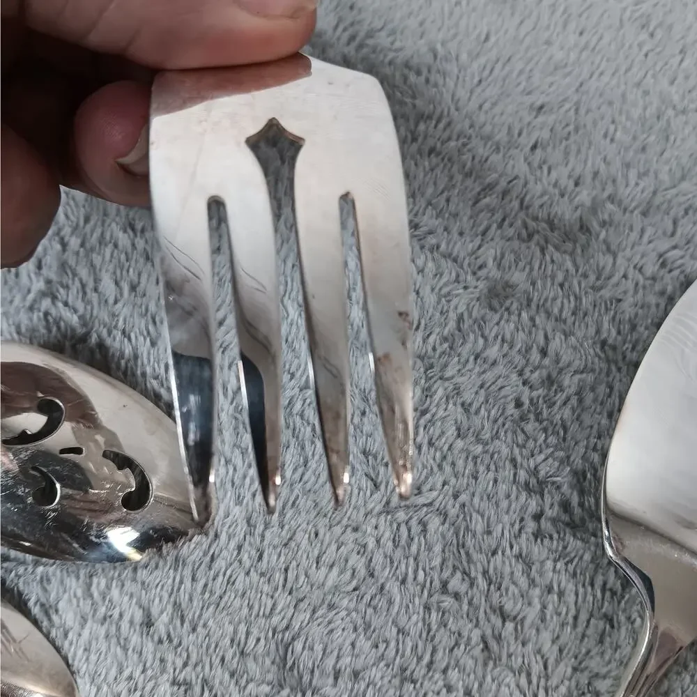 Oneida Silversmiths 6 Piece Hostess Serving Set Clairhill Fairhill Pattern